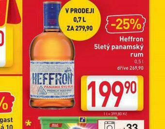 Heffron 5letý panamský rum