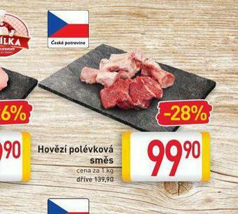Billa Hovězí polévková směs nabídka