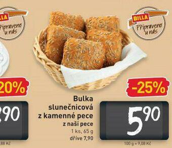 Billa Bulka slunečnicová z kamenné pece nabídka