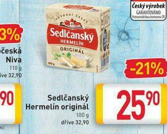 Billa Sedlčanský hermelín original nabídka