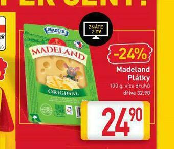 Billa Madeland plátky nabídka