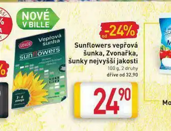 Billa Sunflowers vepřová šunka nabídka