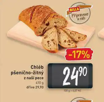 Billa Chléb pšenično-žitný nabídka