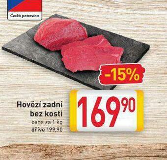 Billa Hovězí zadní bez kosti nabídka