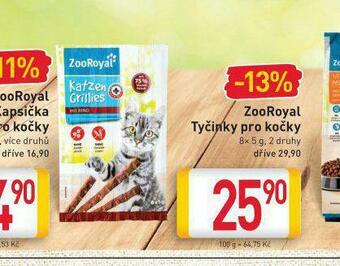 Billa Zooroyal tyčinky pro kočky nabídka