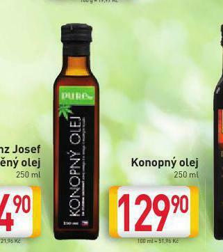 Billa Konopný olej nabídka