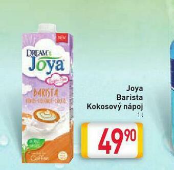 Billa Joya barista kokosový nápoj nabídka