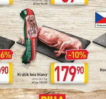 Billa Králík bez hlavy nabídka