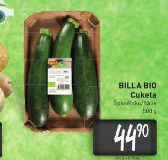 Billa Cuketa nabídka