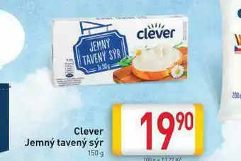 Billa Clever jemný tavený sýr nabídka