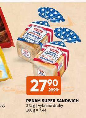Terno Penam super sandwich nabídka