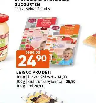 Terno Le & co šunka nabídka
