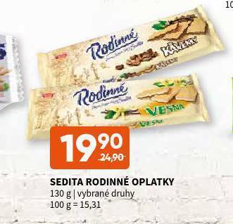 Terno Sedita rodinné sušenky nabídka