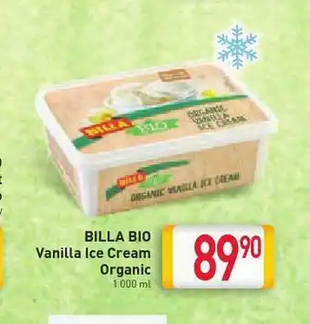 Billa Vanilla ice cream nabídka