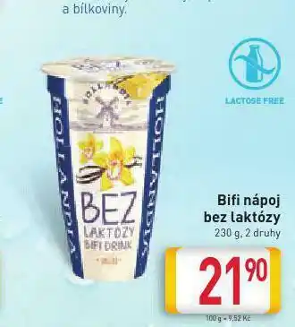 Bifi nápoj bez laktózy