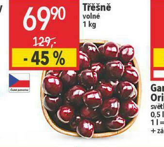 Globus Třešně nabídka