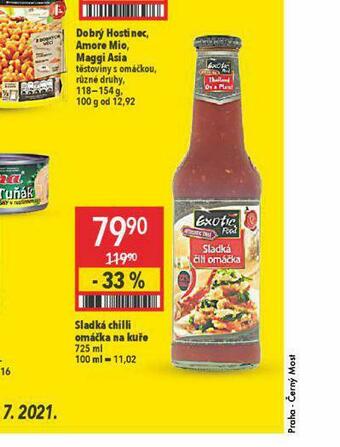 Globus Sladká chilli omáčka na kuře nabídka
