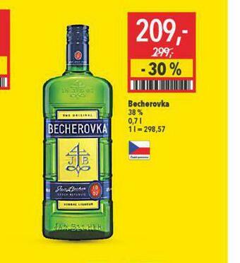 Globus Becherovka nabídka