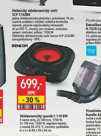 Globus Elektrický sklokeramický vařič nabídka