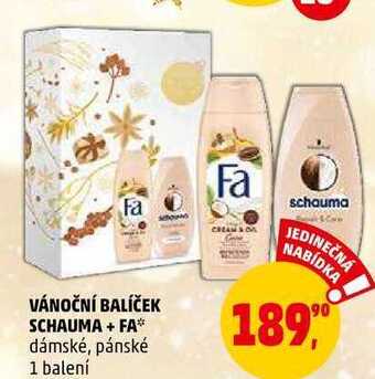 Penny Market Vánoční balíček schauma + fa, 1 balení nabídka