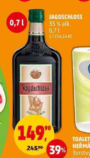 Penny Market Jagdschloss, 0,7 l nabídka