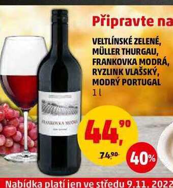 Penny Market Veltlínské zelené, 1 l nabídka