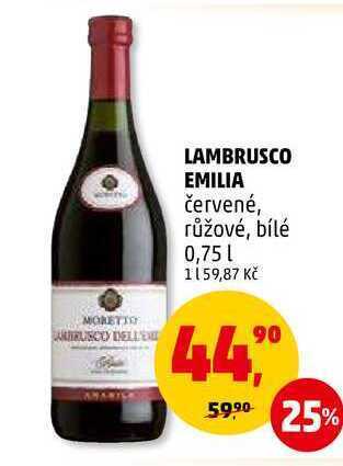 Penny Market Lambrusco emilia, 0,75 l nabídka