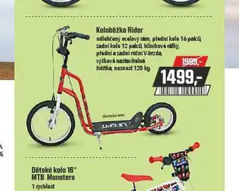 Globus Koloběžka rider nabídka
