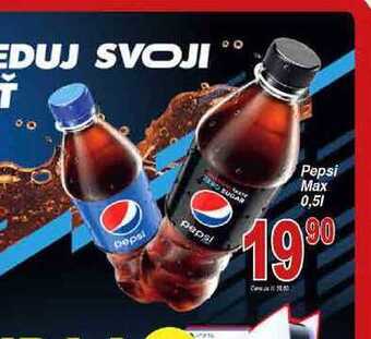 Hruška Pepsi max 0,5l nabídka
