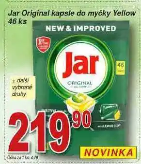 Jar original kapsle do myčky yellow 46 ks