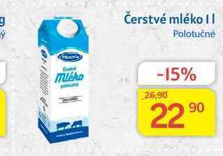 Kubík potraviny Moravia čerstvé mléko polotučné 1l nabídka