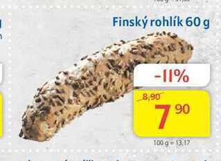 Kubík potraviny Finský rohlík 60 g nabídka