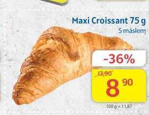 Kubík potraviny Maxi croissant s máslem 75 g nabídka