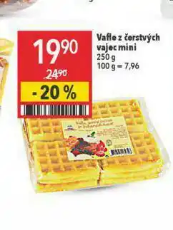 Globus Vafle z čerstvých vajec mini nabídka
