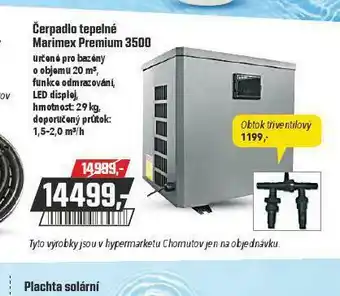 Globus Čerpadlo temeplné marimex premium 3500 nabídka