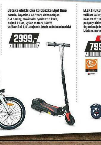 Globus Dětská elektrická koloběžka nabídka