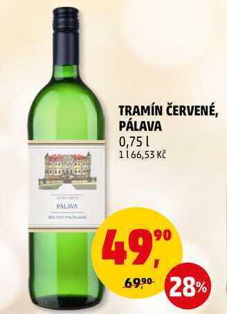 Penny Market Tramín červené, 0,75 l nabídka