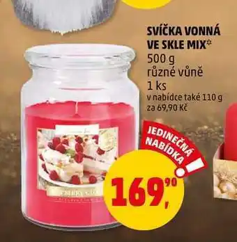 Penny Market Svíčka vonná ve skle mix, 500 g nabídka