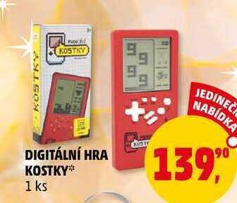 Digitální hra kostky, 1 ks