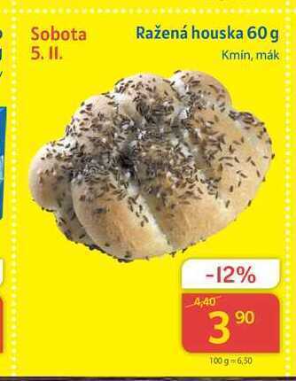 Kubík potraviny Ražená houska 60 g nabídka