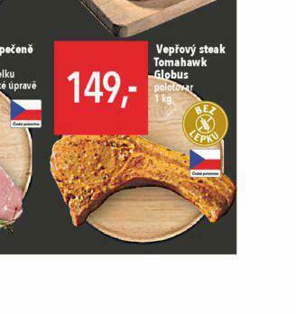 Globus Vepřový steak tomahawk nabídka