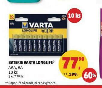 Penny Market Baterie varta nabídka