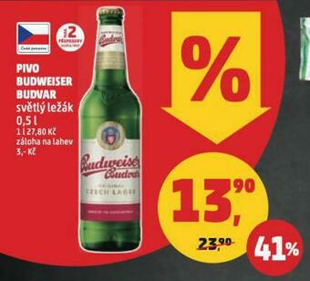 Penny Market Pivo budweiser budvar nabídka