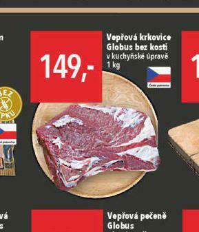 Globus Vepřová krkovice bez kosti nabídka