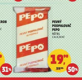 Penny Market Pevný podpalovač pepo nabídka