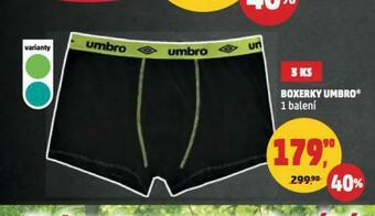 Penny Market Boxerky umbro nabídka