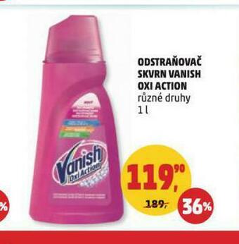 Penny Market Odstraňovač skvrn vanish oxi action nabídka