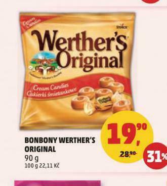 Penny Market Bonbony werther&#039;s original nabídka