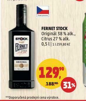 Penny Market Fernet stock nabídka
