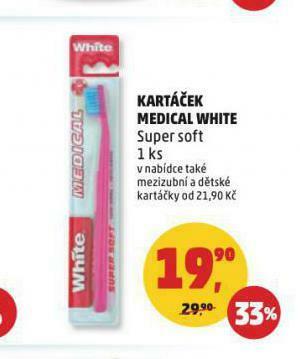 Penny Market Kartáček medical white nabídka